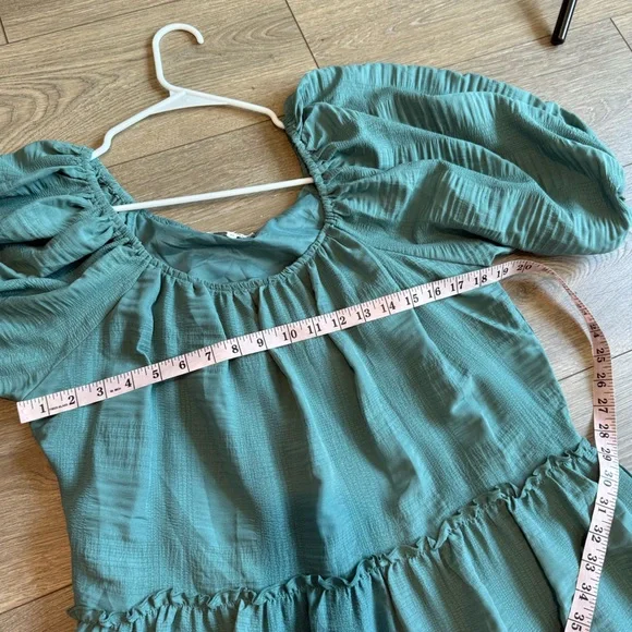 Bohme Teal Midi Dress - Picture 9 of 12